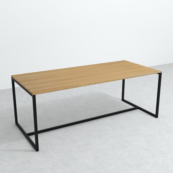 Esstisch INDUSTRIAL schwarz